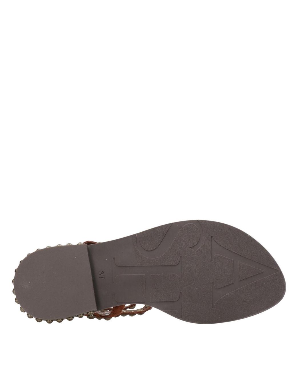 Ash Brown Sandalen Ton