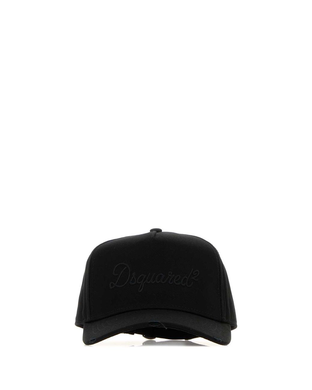 DSquared² Black Dsquared Cotton Baseball Cap