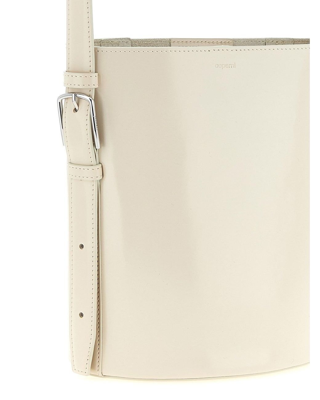 Bolso tipo cubo 'ergonómico' Coperni de color White