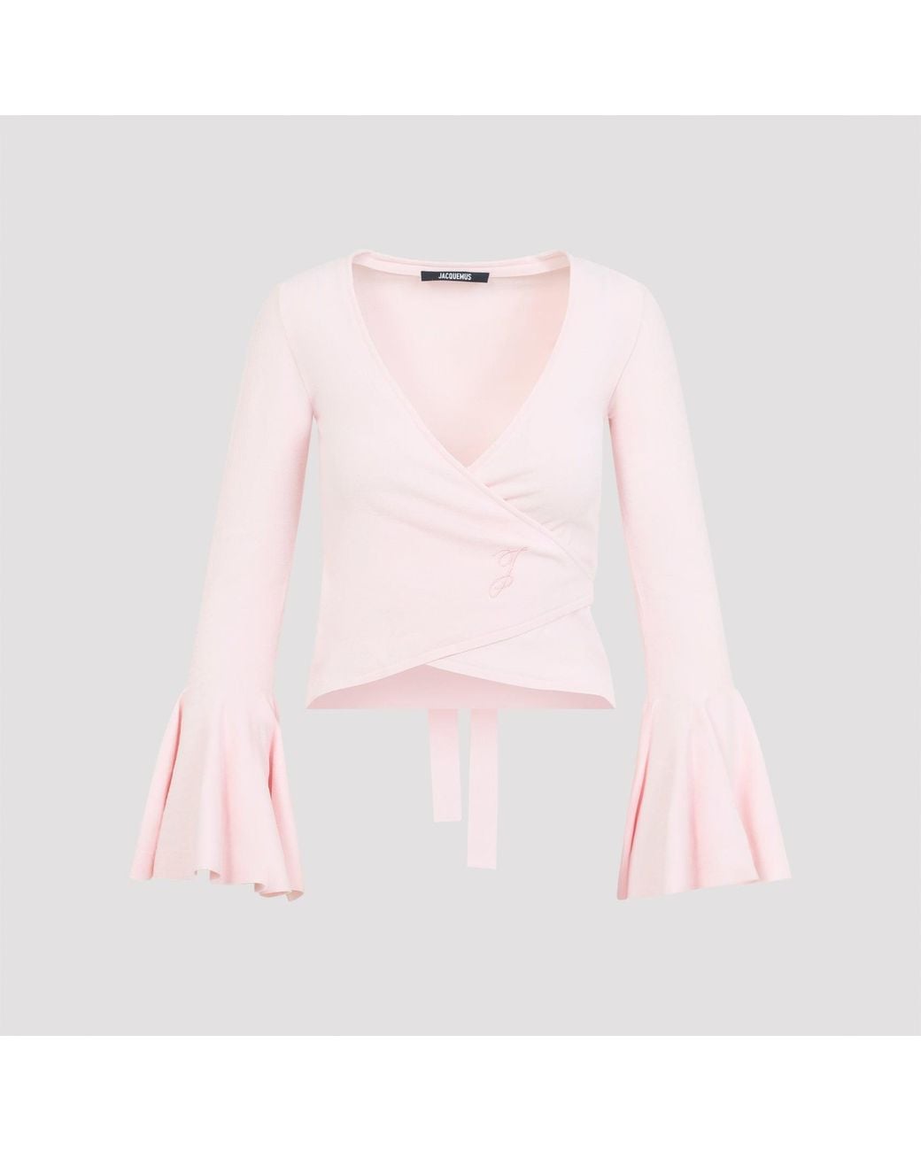 Jacquemus Pink The Maille Mini Cardigan