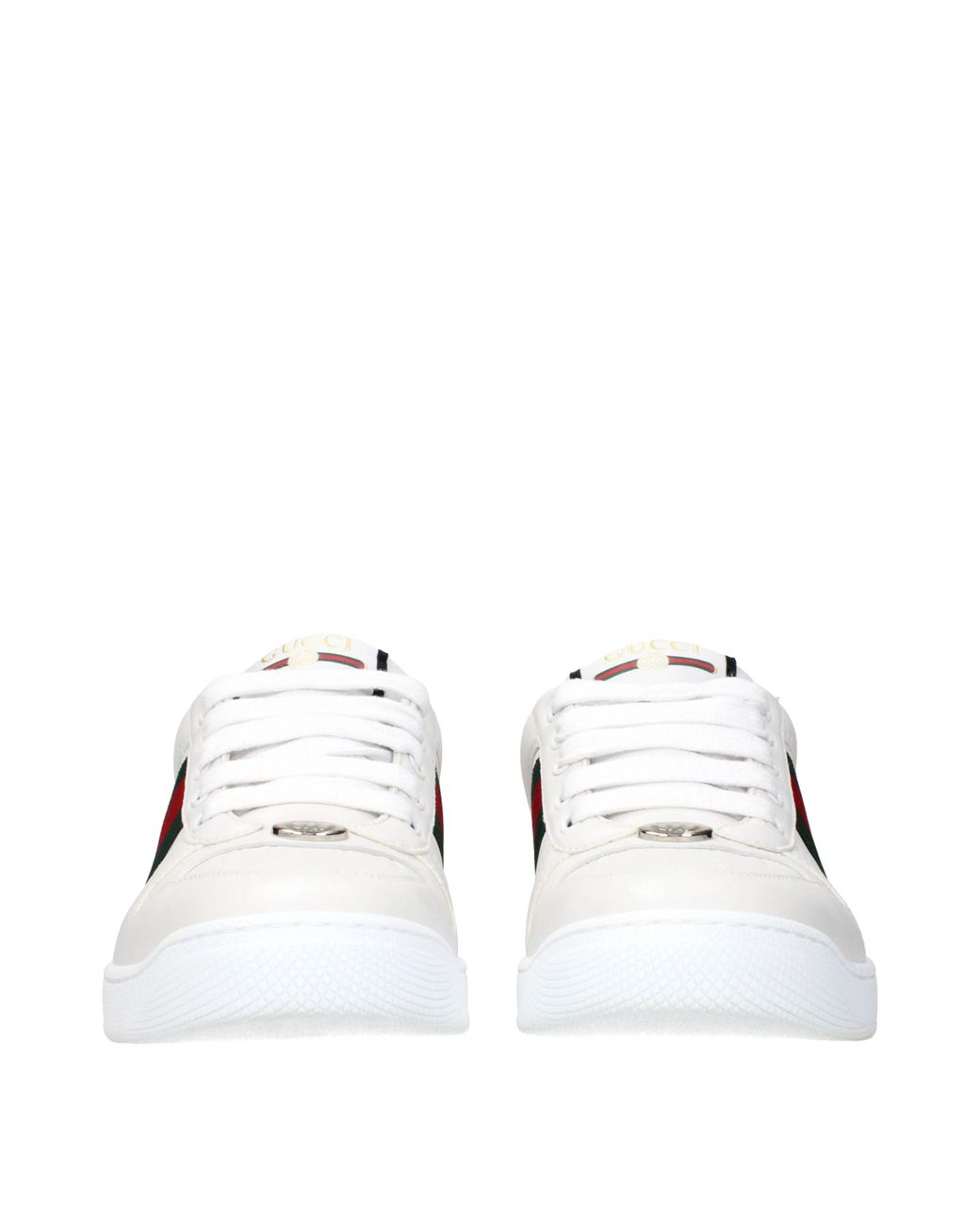 Gucci White Sneakers For Leather
