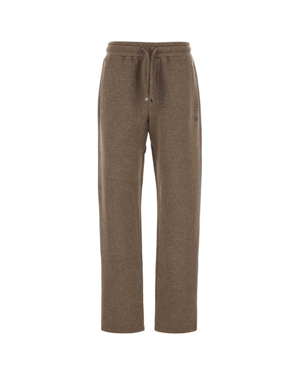 Etro Brown Jersey Joggers for men
