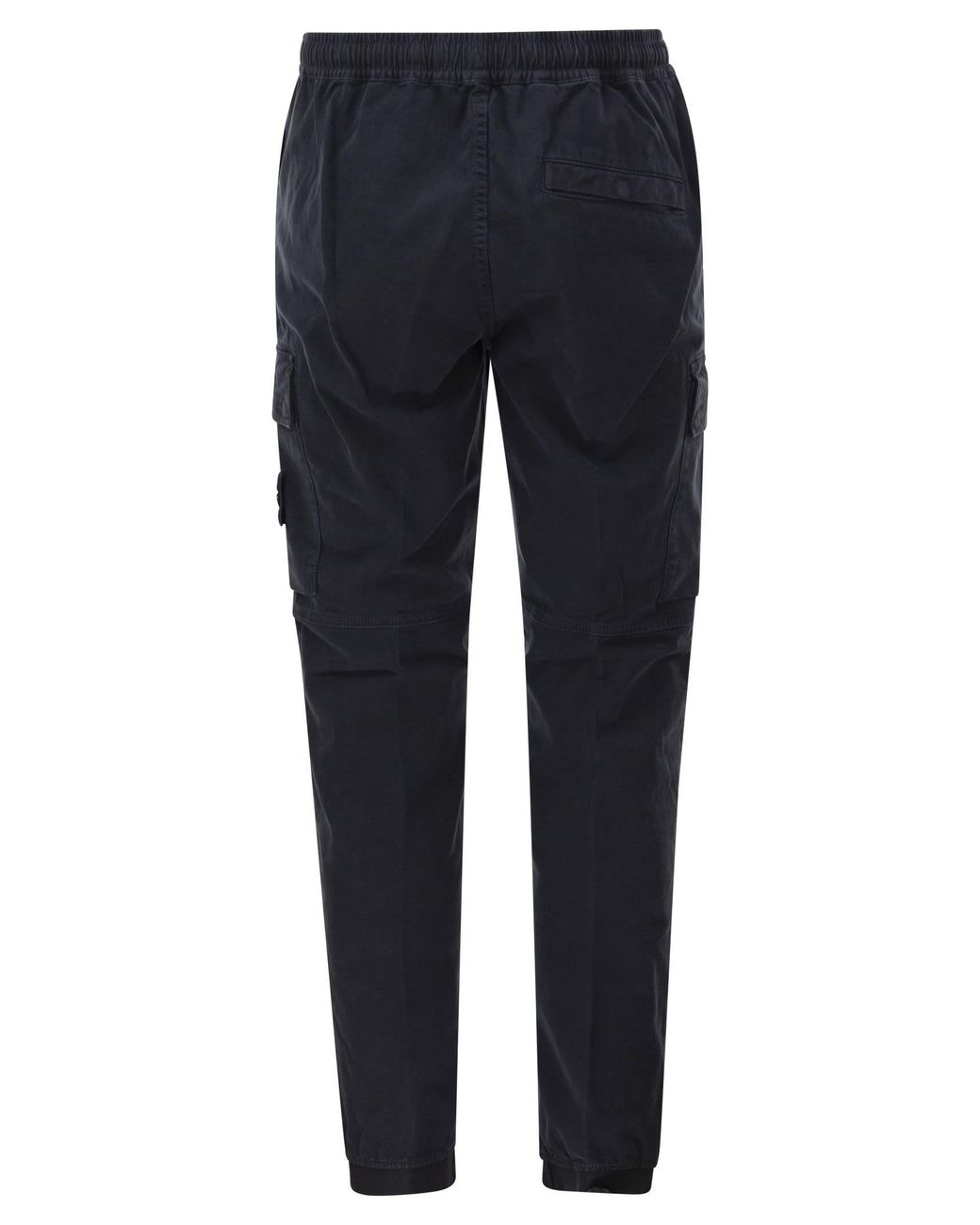 Stone Island Blue Cargo Trousers for men
