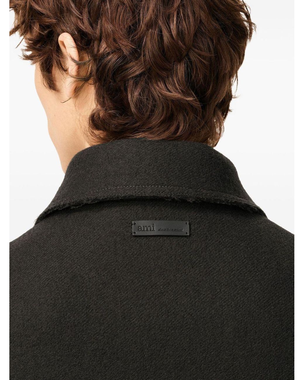 AMI Wool Jacket in het Black