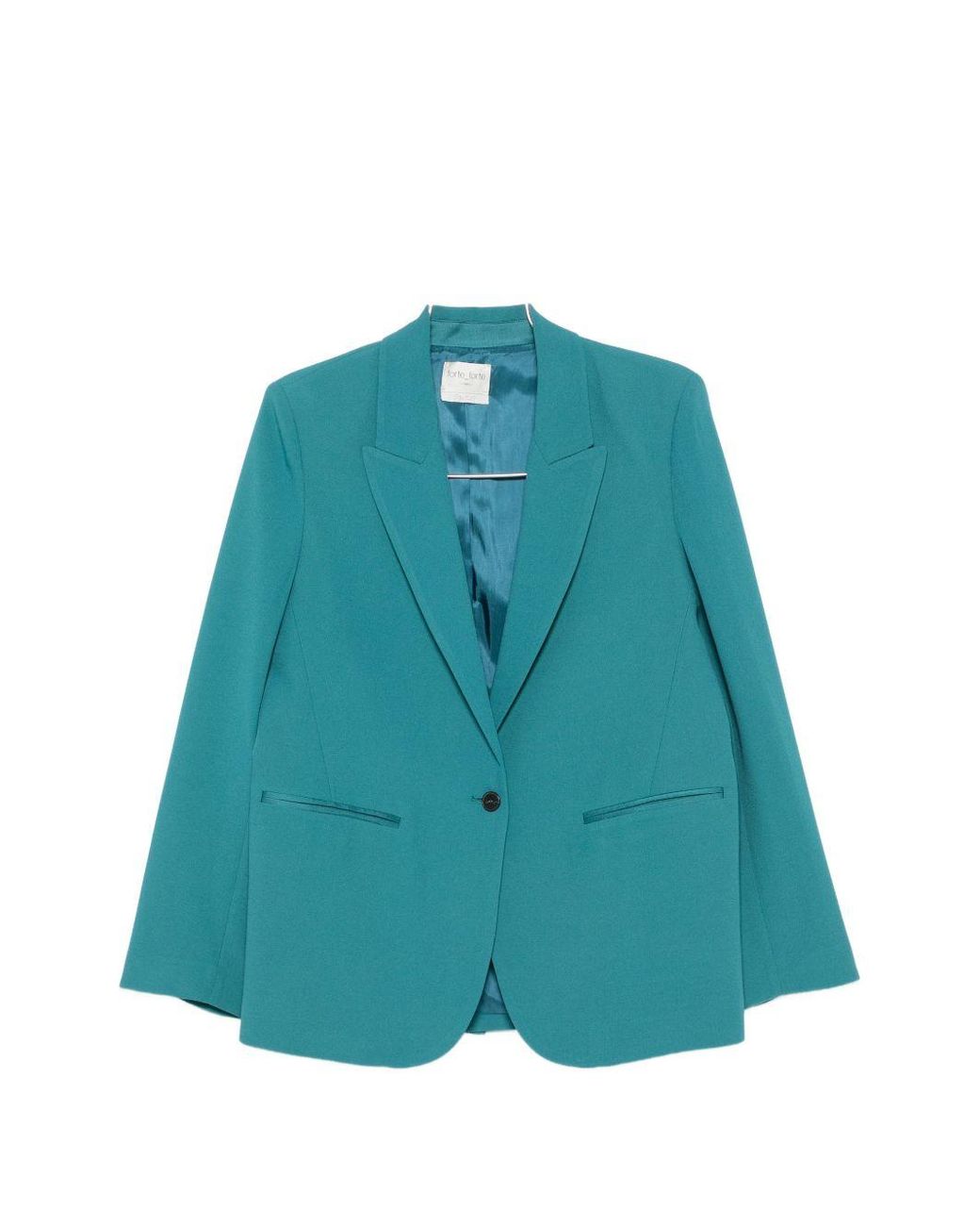 Forte_forte Blue Single-Breasted Blazer Jacket