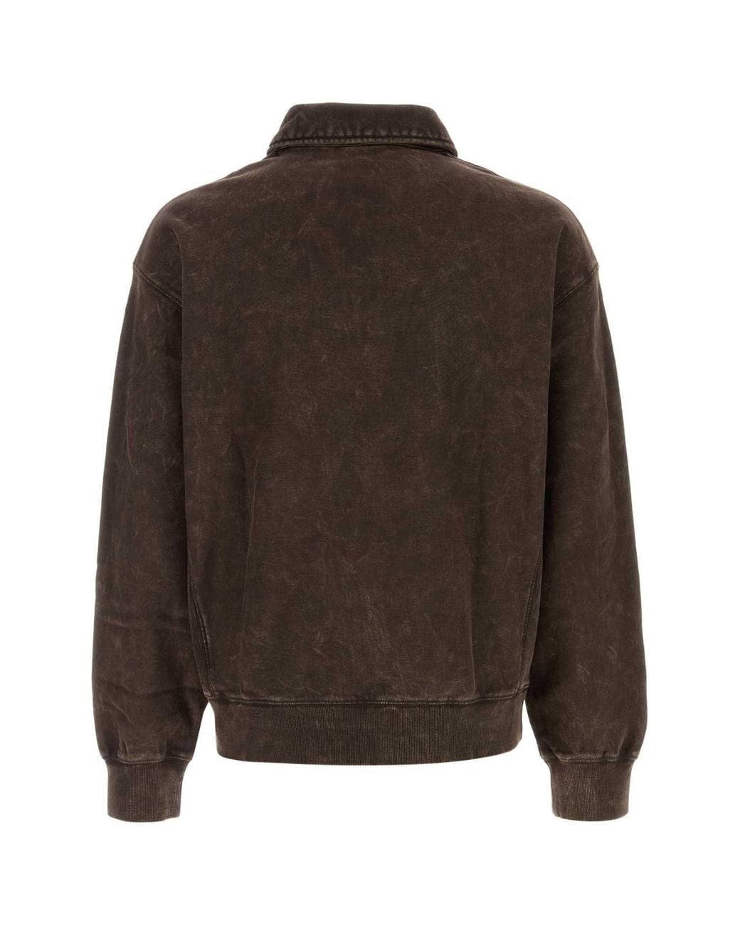 Carhartt Brown Carpenter Polo Sweatshirt for men