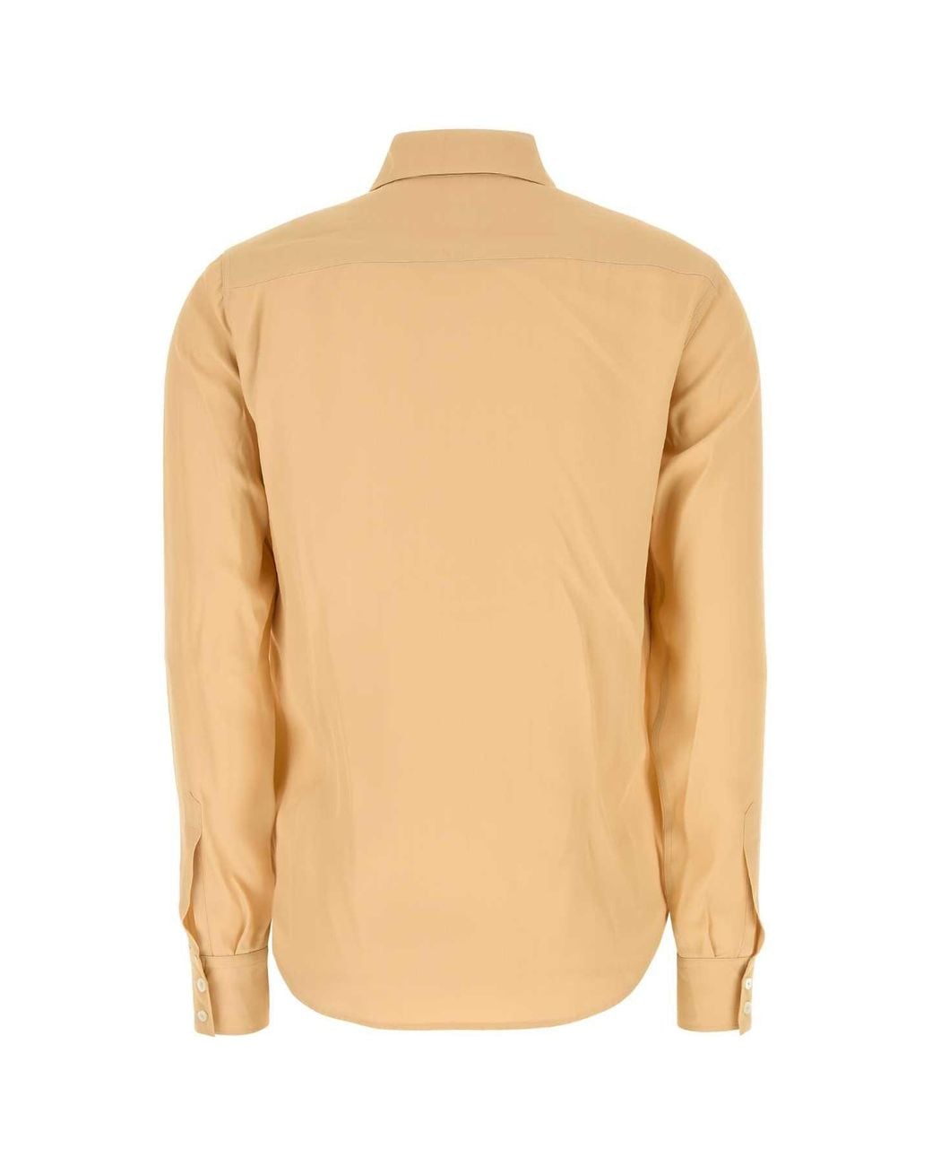 Jil Sander Orange Peach Viscose Shirt