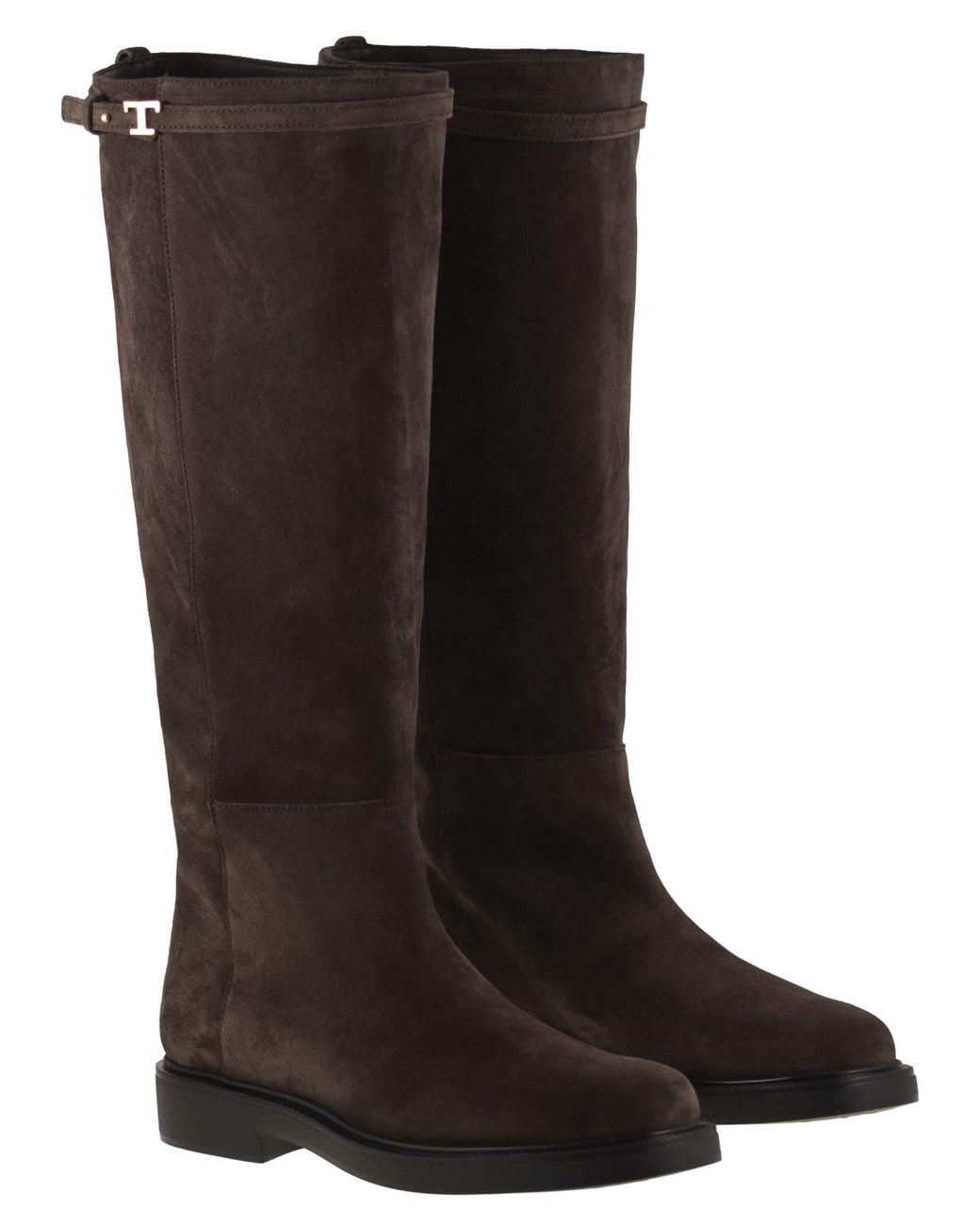 Tod's Brown Suede Leather Boot