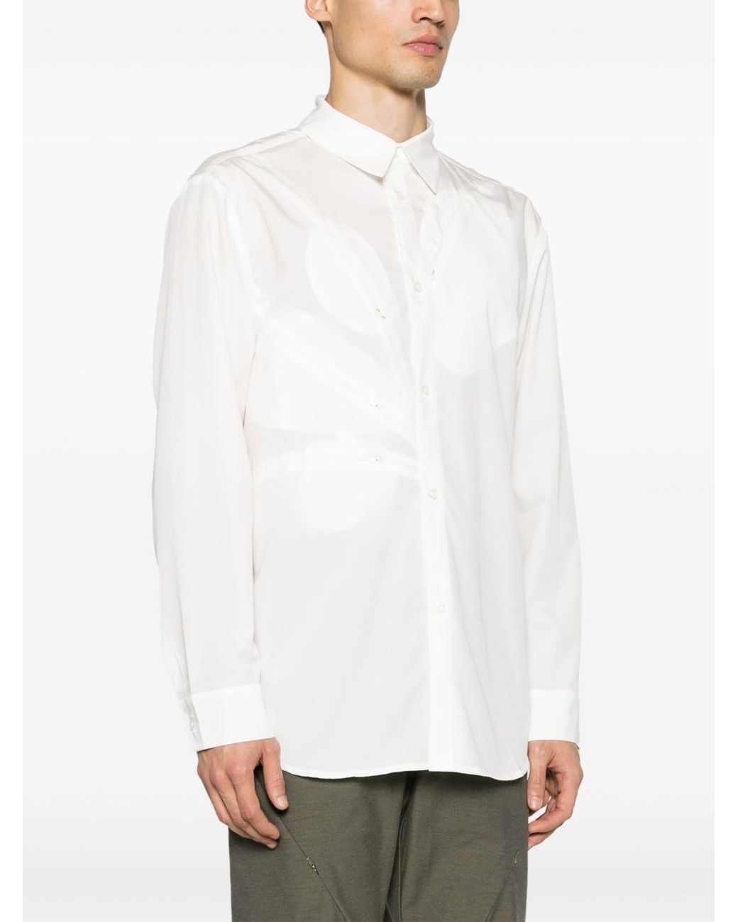 Post Archive Faction PAF White 5.1 Long Sleeve Center