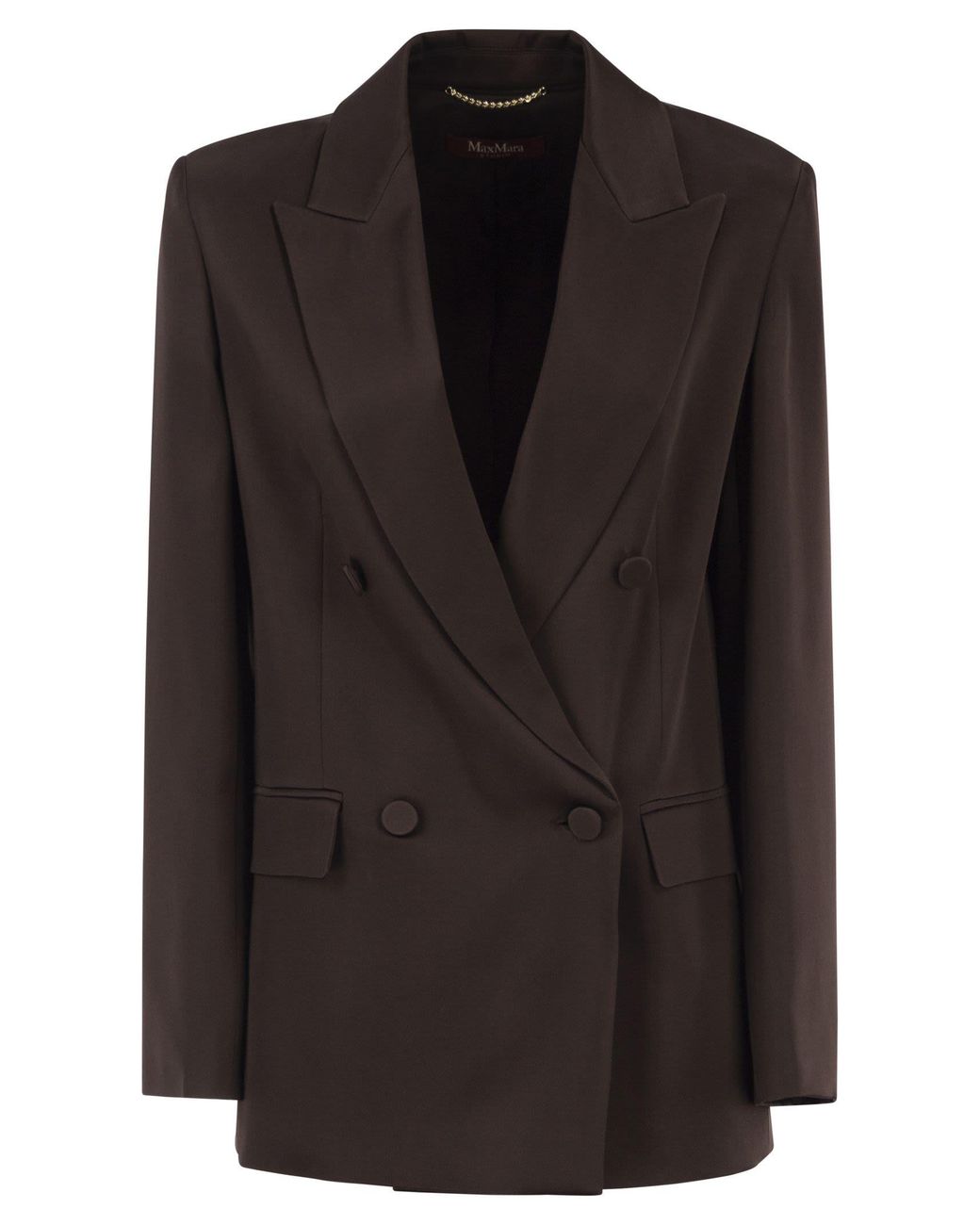 Max Mara Black Maxmara Studio Msearca – Double-Breasted Blazer