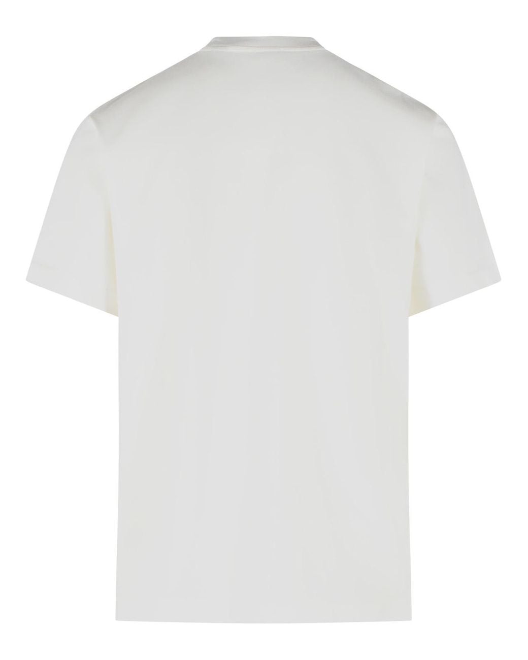 Burberry White 'Seth' Cotton T Shirt