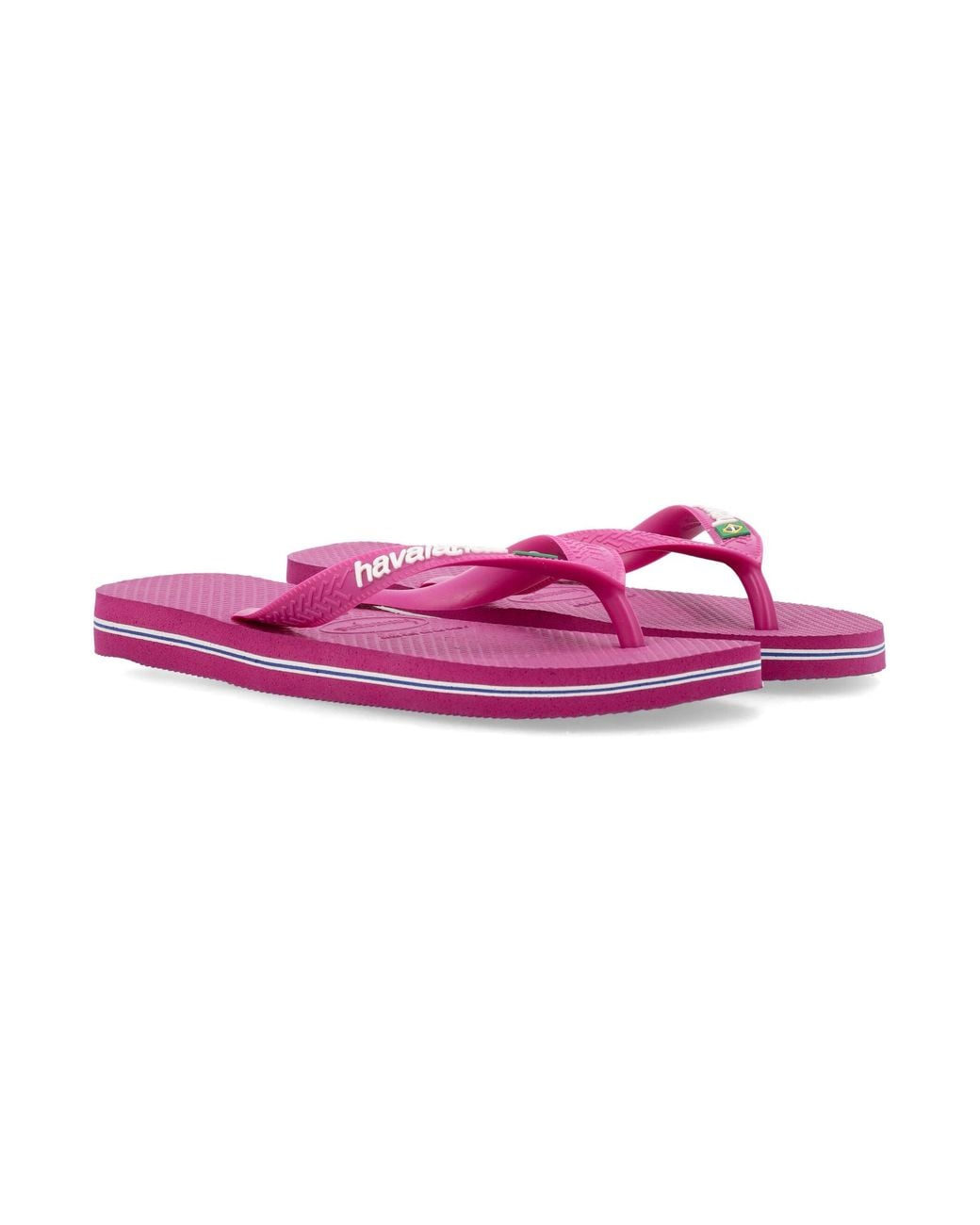 Havaianas Pink Brasil Logo Flip-Flops for men