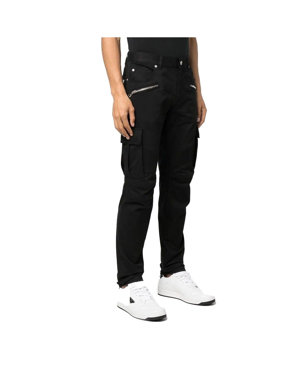 Balmain Black Cargo Pants