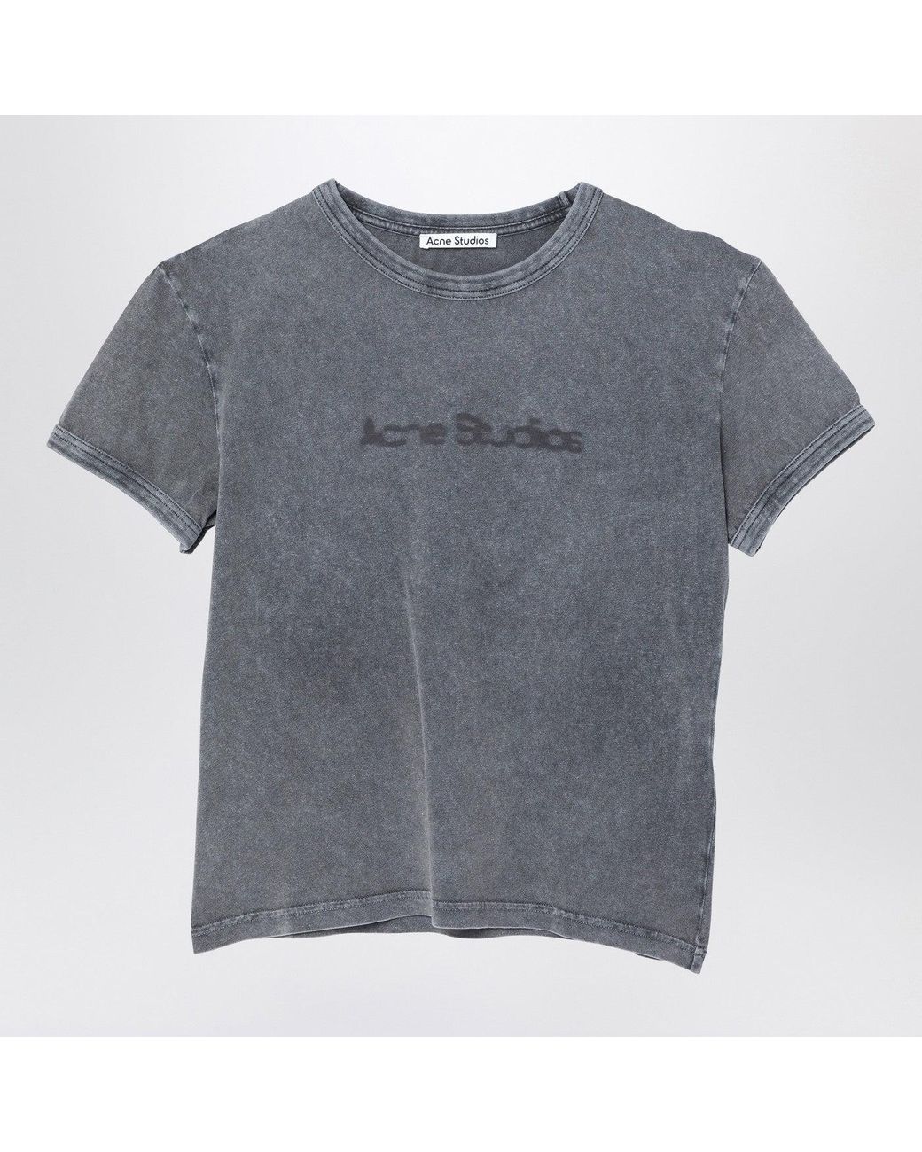 Acne Studios - ぼかしロゴTシャツ-リラックスユニセックス