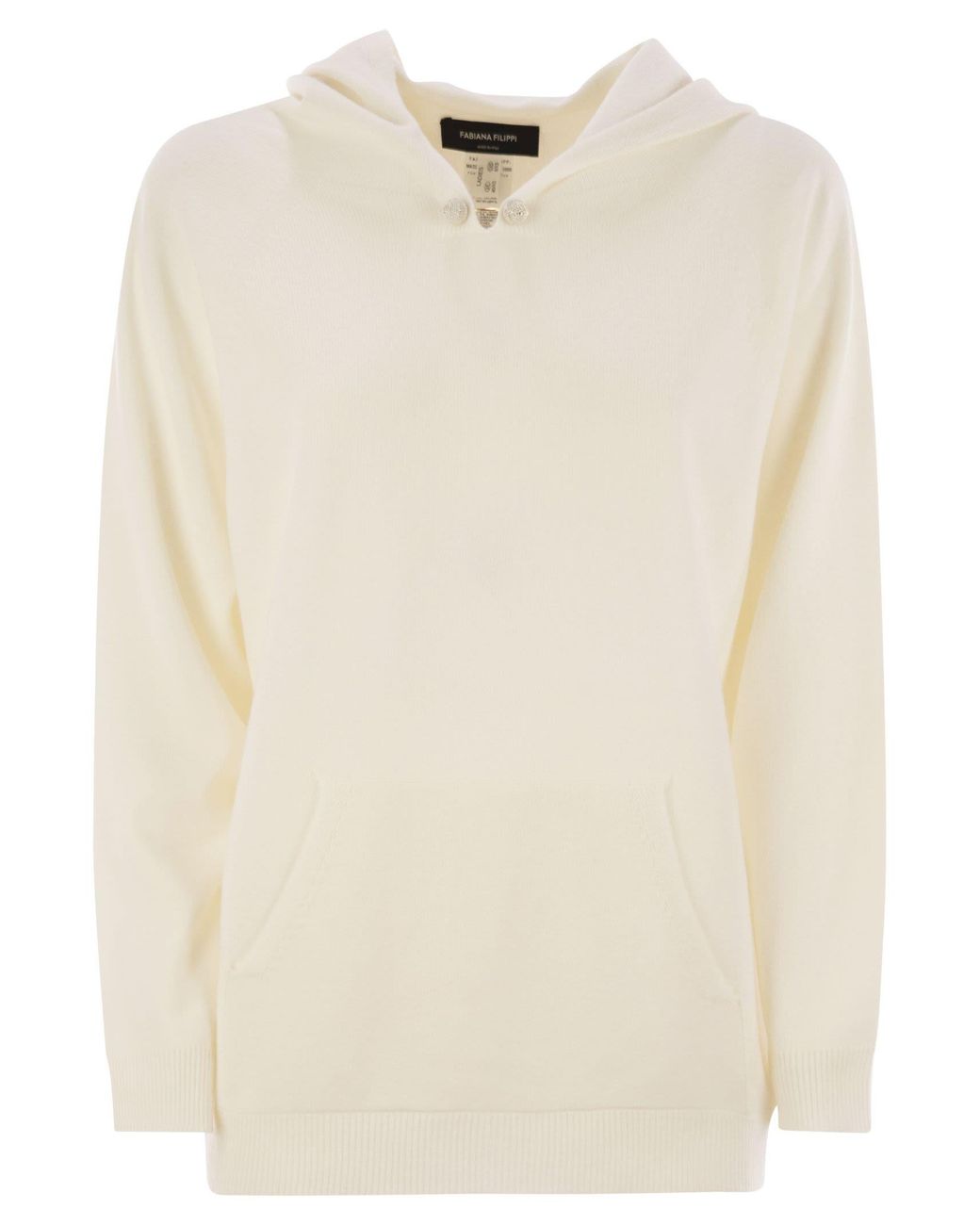 Fabiana Filippi Natural Platinum Hoodie