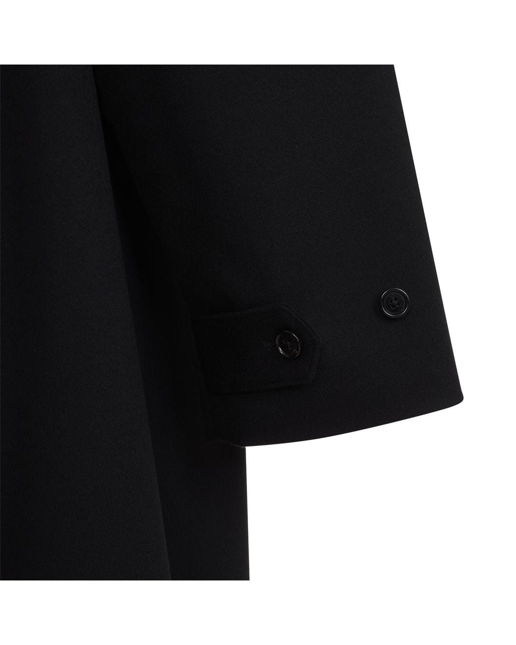 Jil Sander Black Wool Trench Jacket