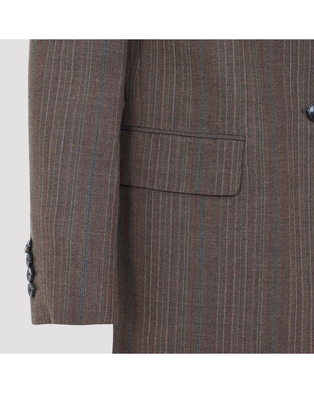 Dries Van Noten Brown Wool Blanchet Jacket