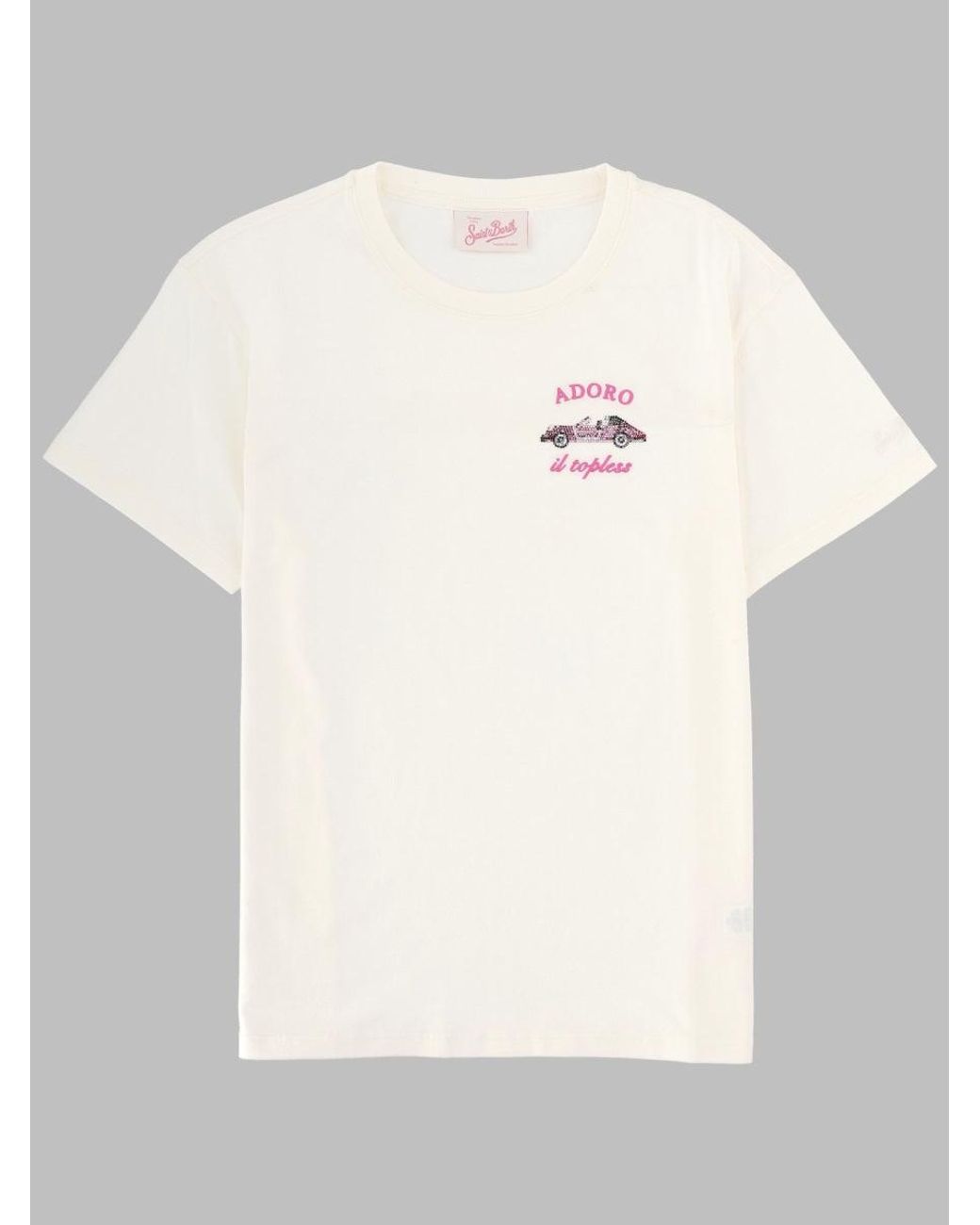 Mc2 Saint Barth White T-Shirt "Emilie"