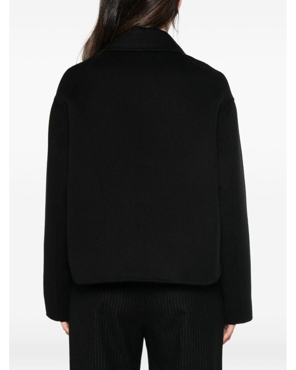 Fendi Black Ff Wool Blouson Jacket