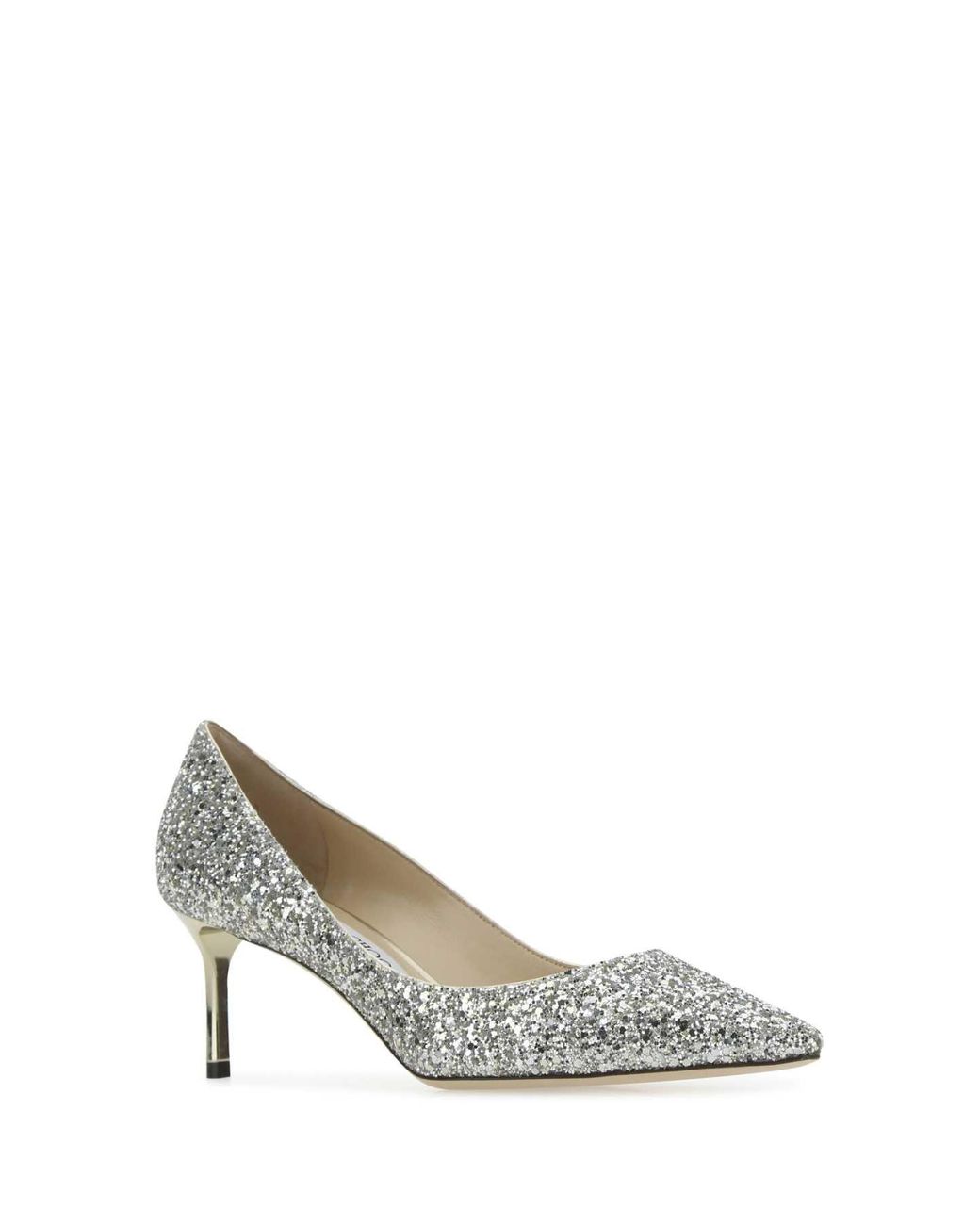 Jimmy Choo Metallic Embellished Romy 60 Pumps