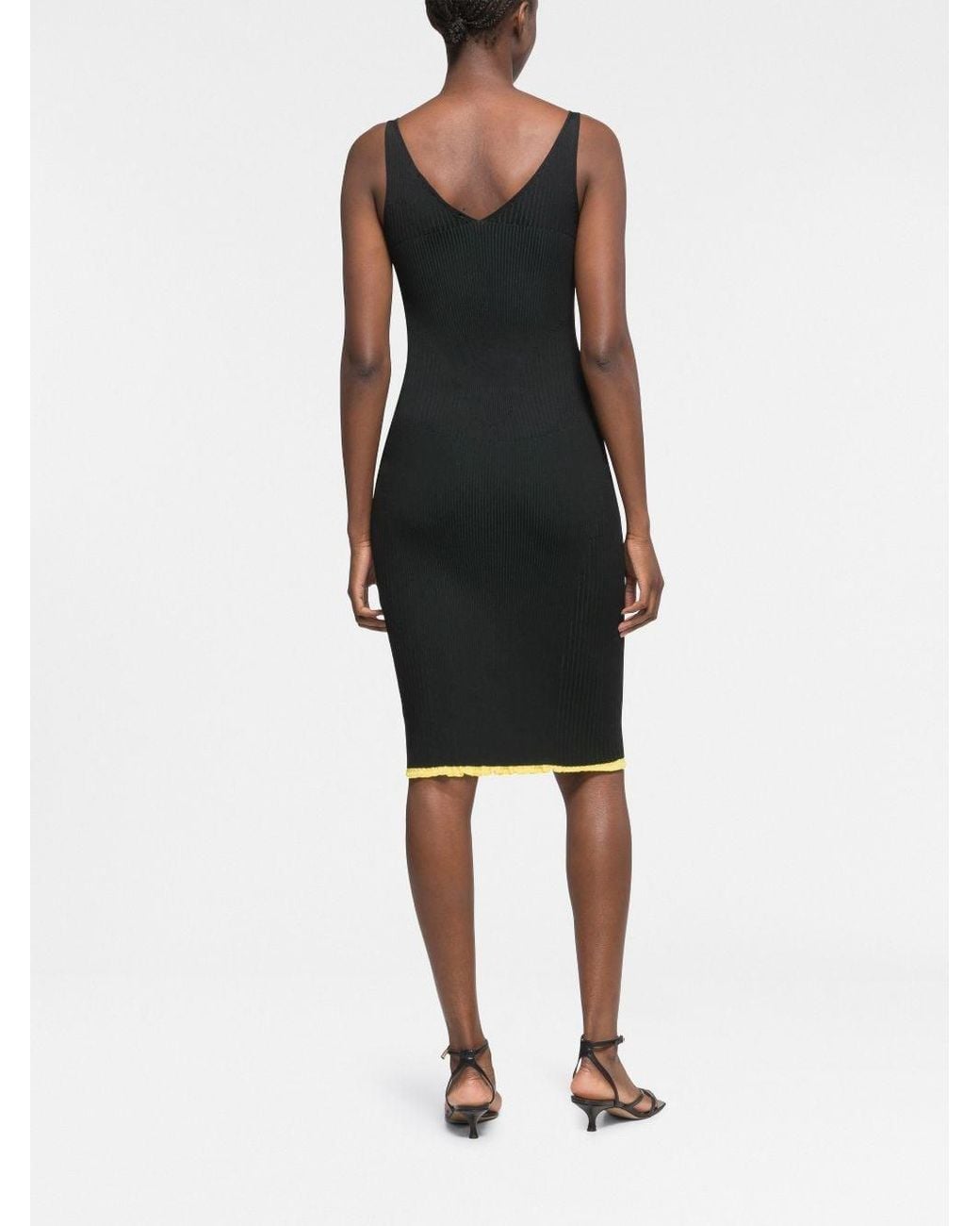 Az Factory By Ester Manas Black V-neck Short Dress