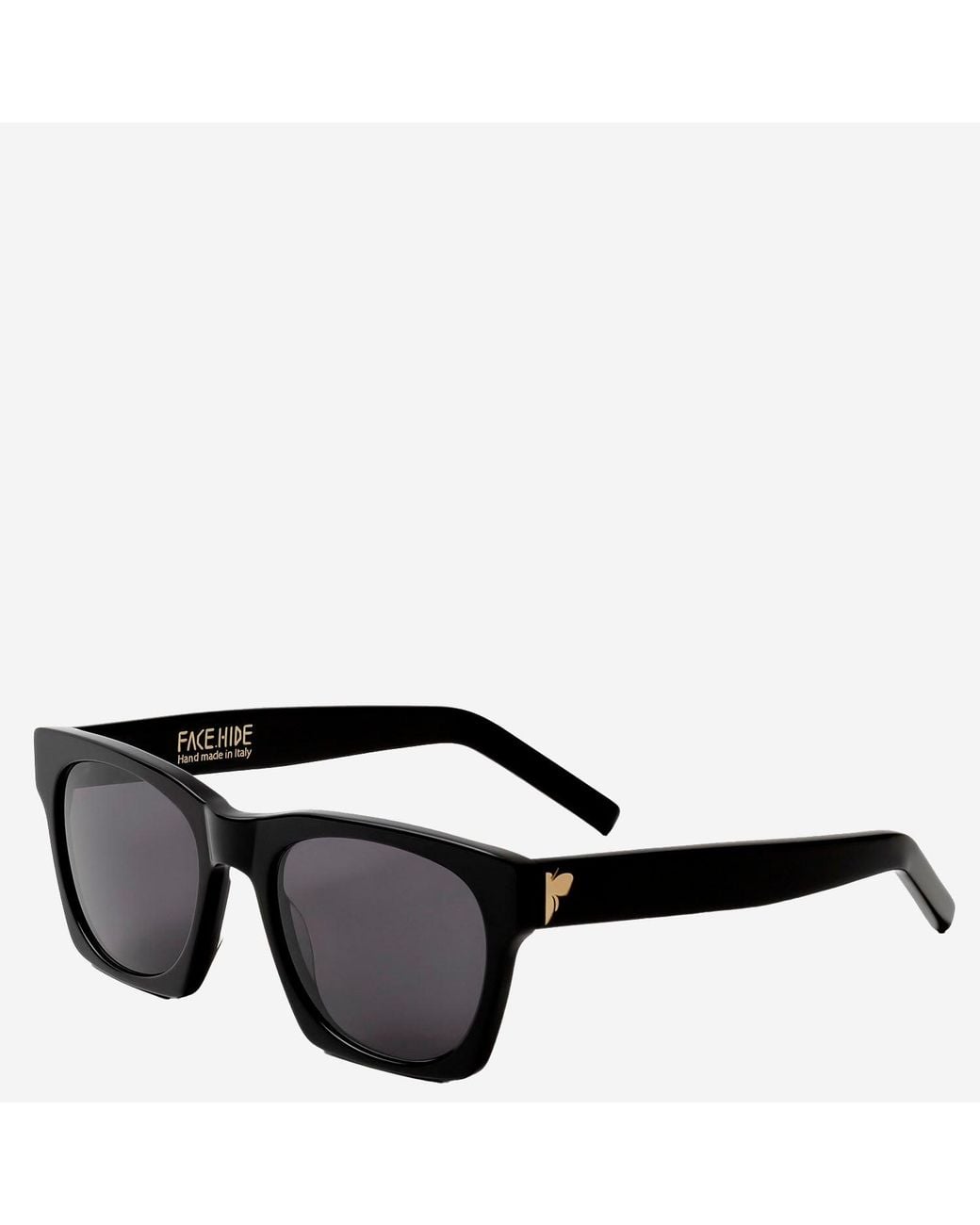 FACE HIDE Black Logo Sunglasses