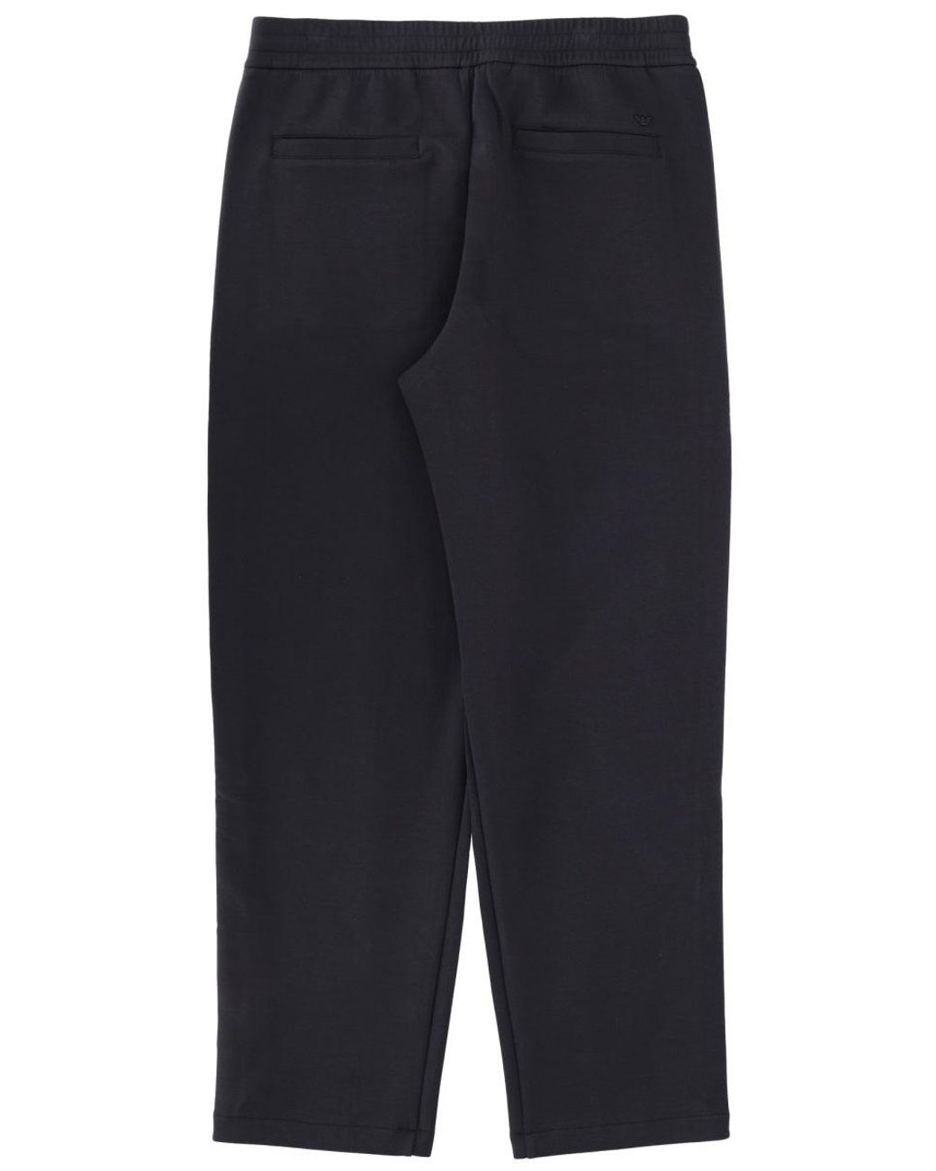 Emporio Armani Blue Pants With Logo for men
