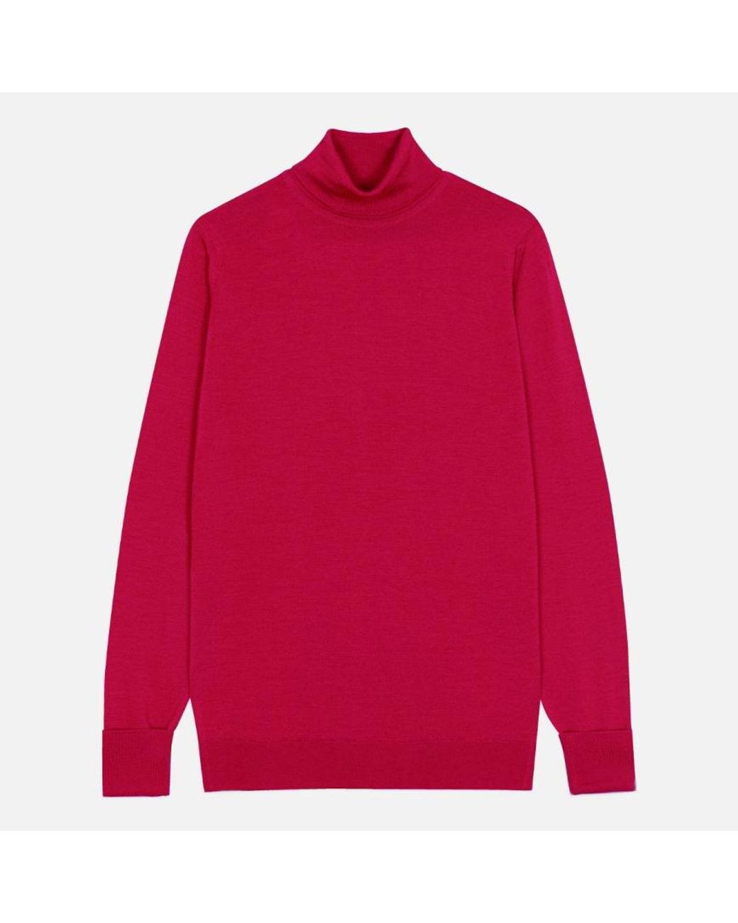 John Smedley Pullover in Red für Herren