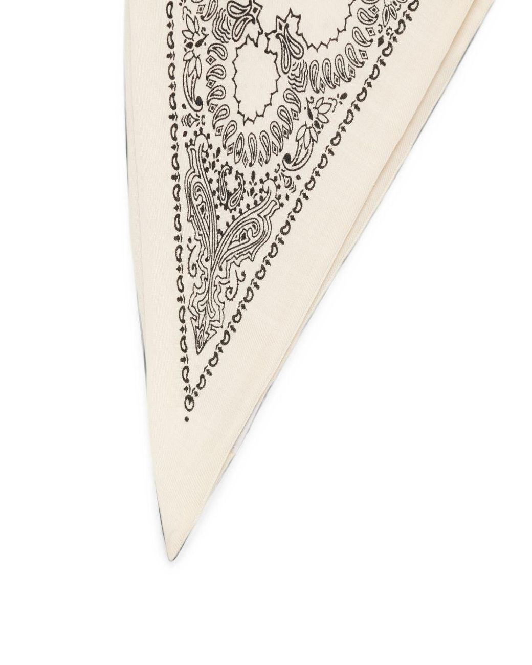 Destin White Printed Bandana Foulard