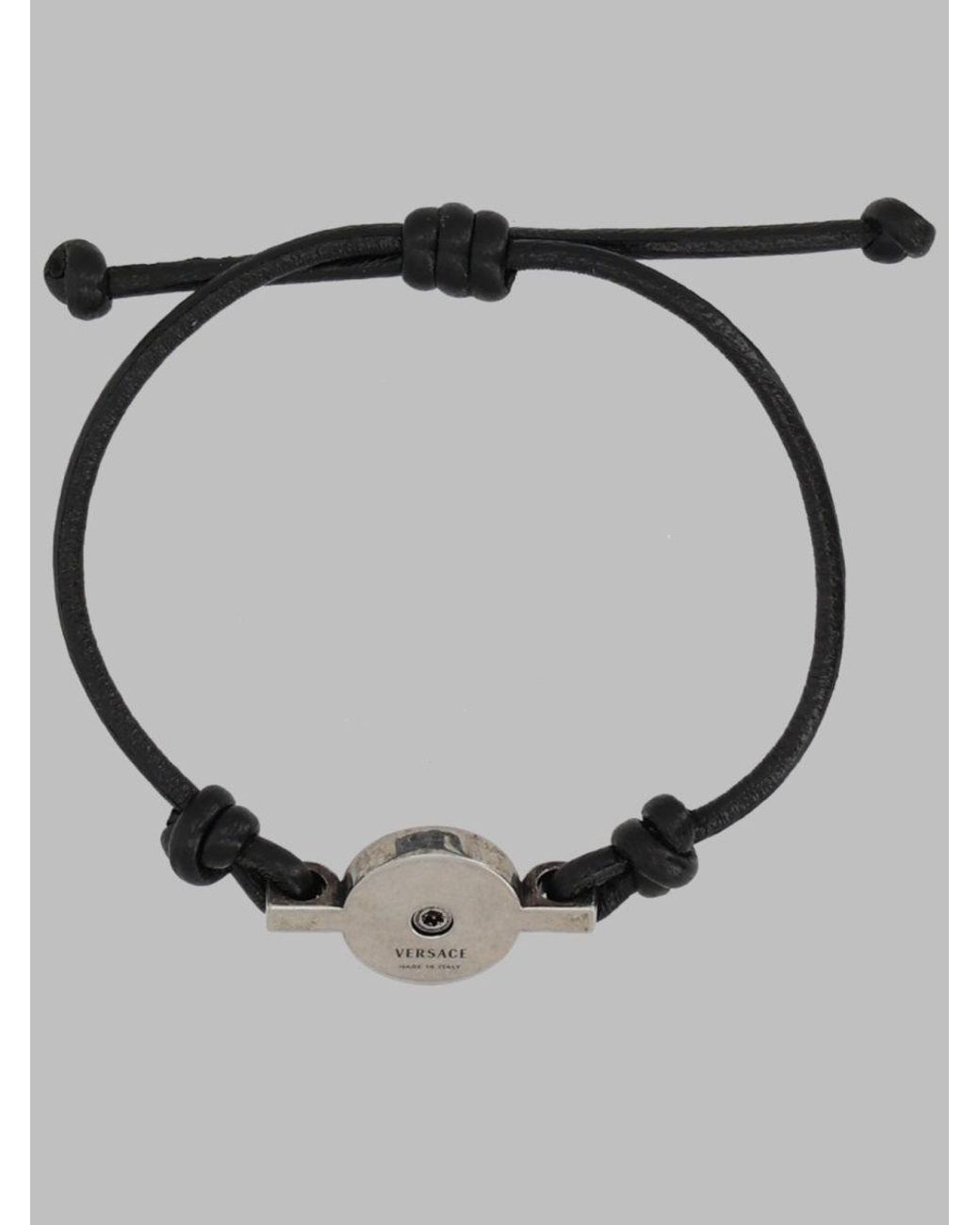 Versace Metallic Style Medusa Chain Bracelet