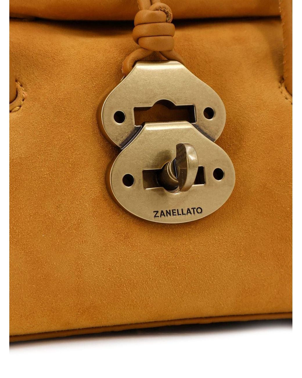 Zanellato Metallic Top Handle Bag