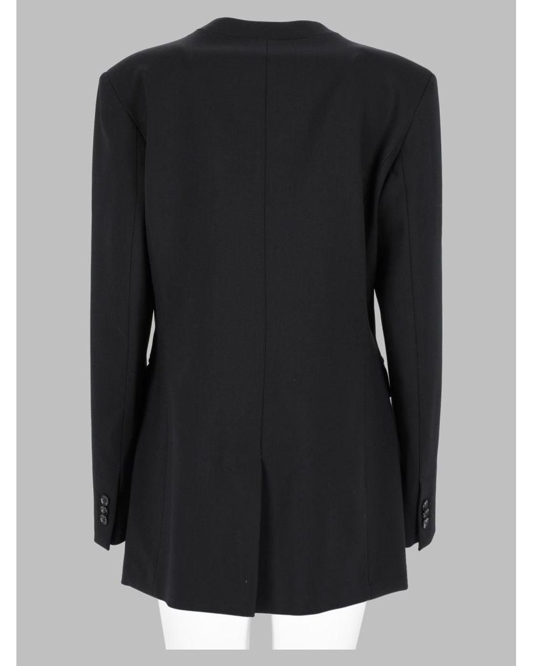 Loulou de Saison Black Virgin Wool Stretch Jacket