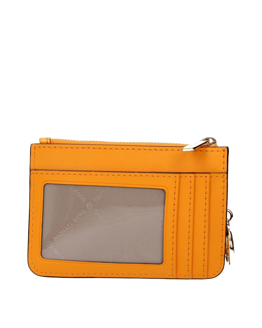 Michael Kors Orange Patent Leather Wallet