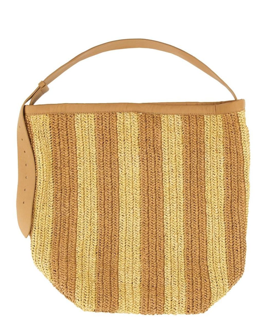 Alysi Metallic Straw Bag
