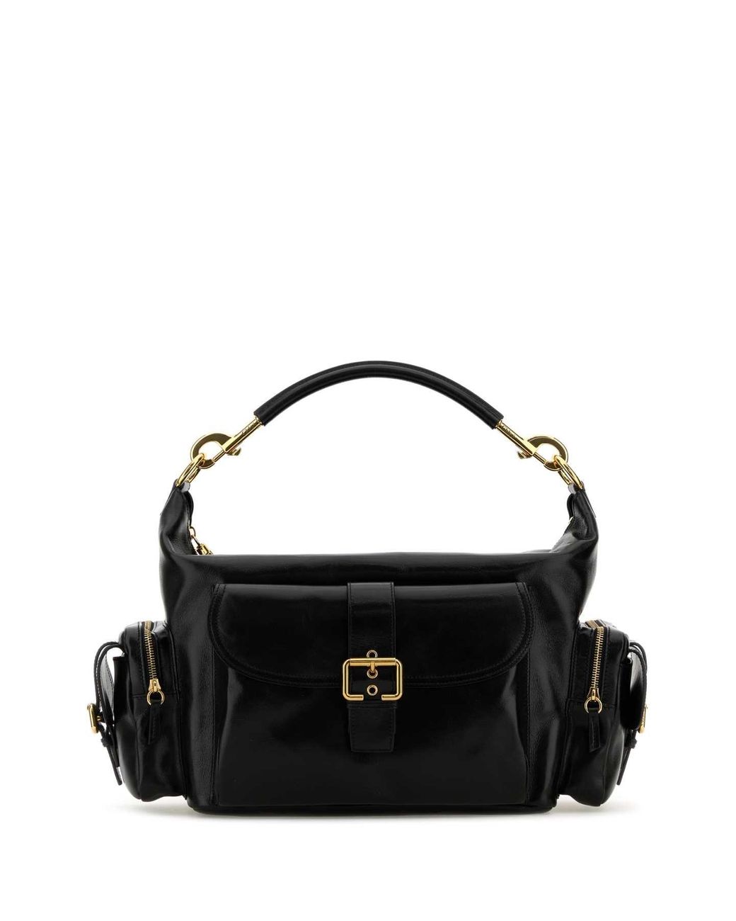 Chloé Black Leather Large Shopping Bag