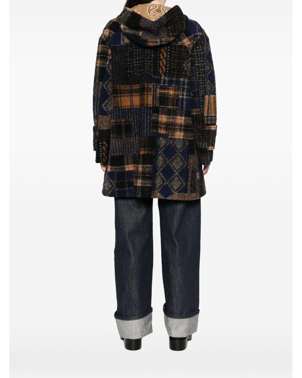Bye Black Wool Parka Coat