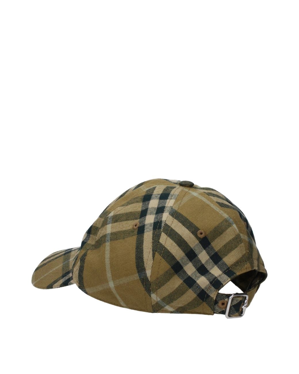 Burberry Green Cotton Cap (baseball Hat)
