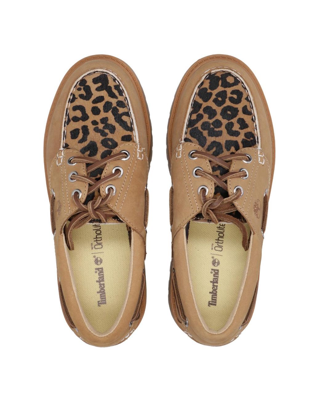 Timberland Brown Flat Shoes Beige