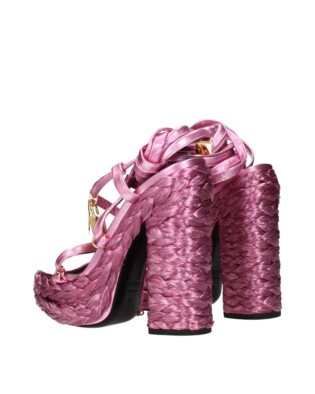 Tom Ford Pink Leather 'S Sandals