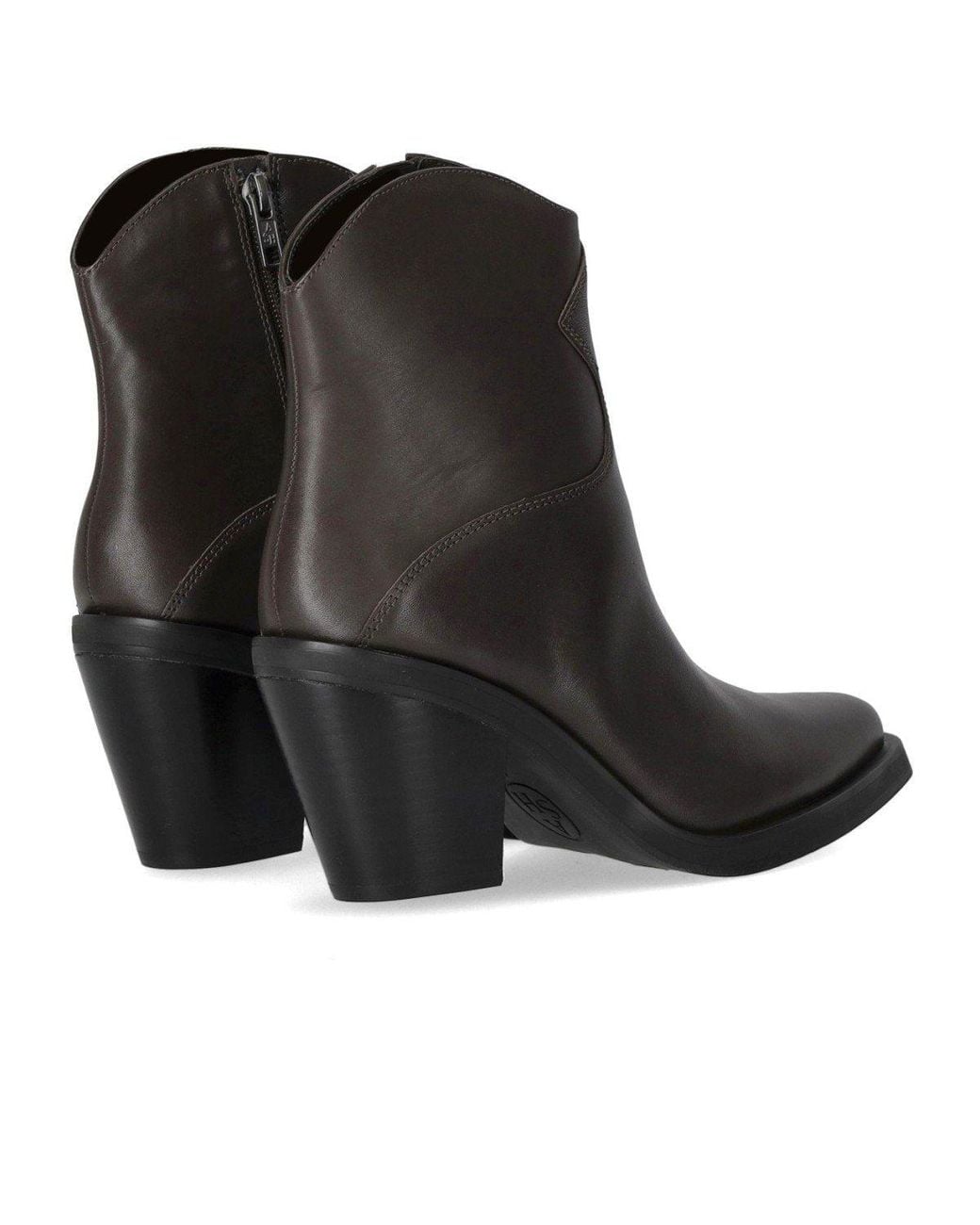 Ash Black Judy Texan Ankle Boot