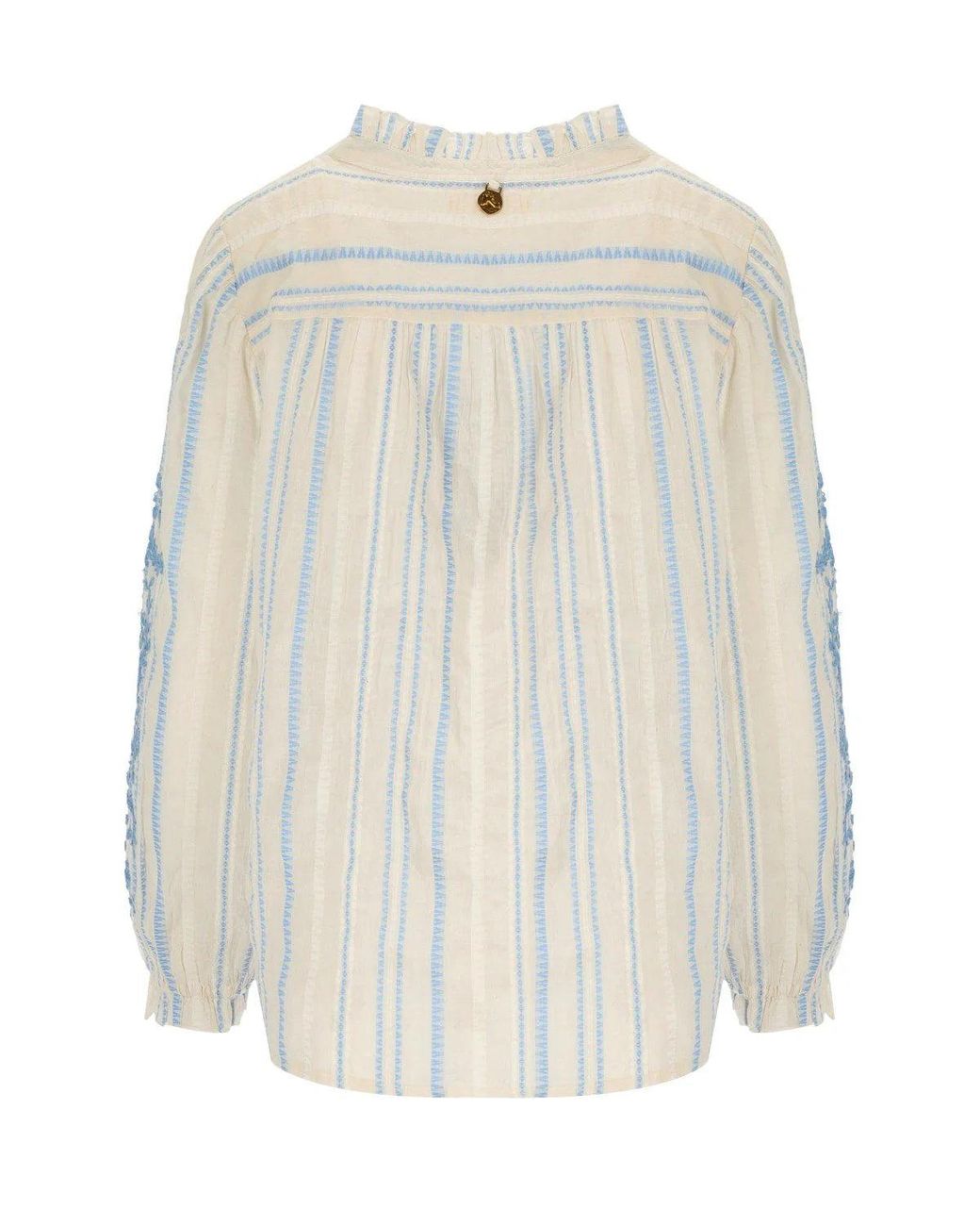 PAHIESA FORMENTERA White Ecru And Light Blouse
