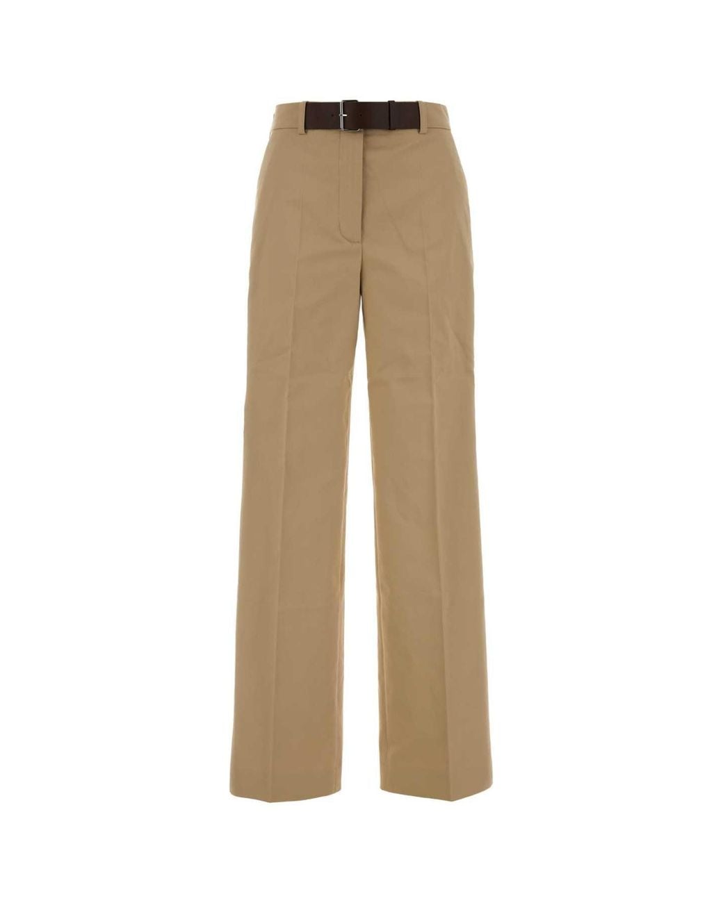 Tory Burch Natural Beige Gabardine Pant