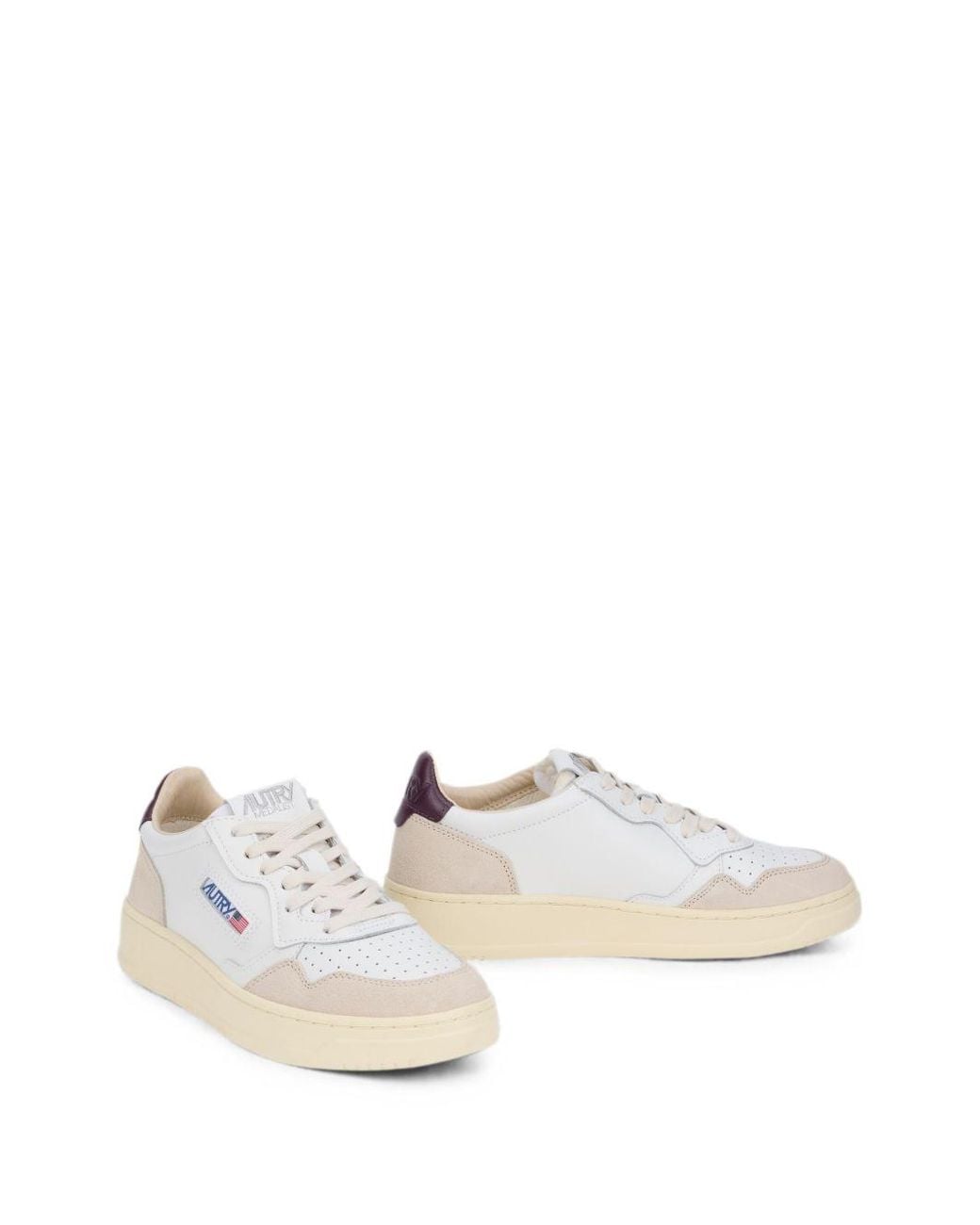 Autry White Medialist Low Sneakers