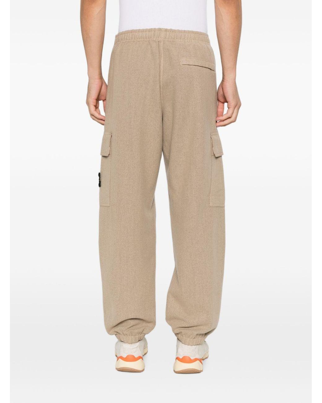 Stone Island Natural Cargo Trousers