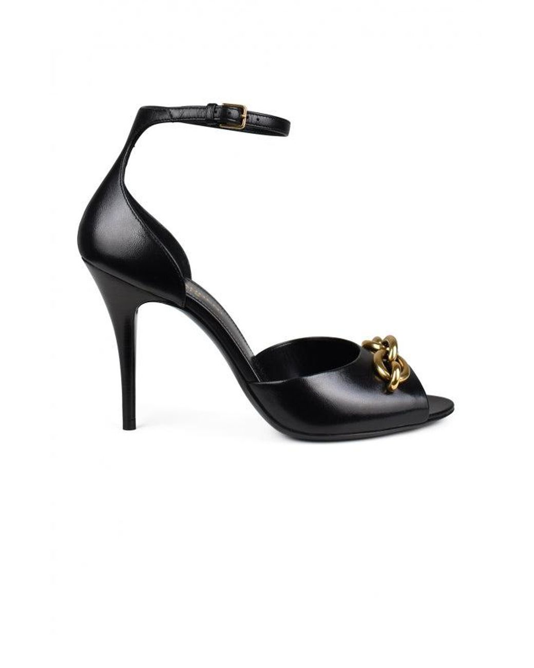 Saint Laurent Black Sandals Le Maillon