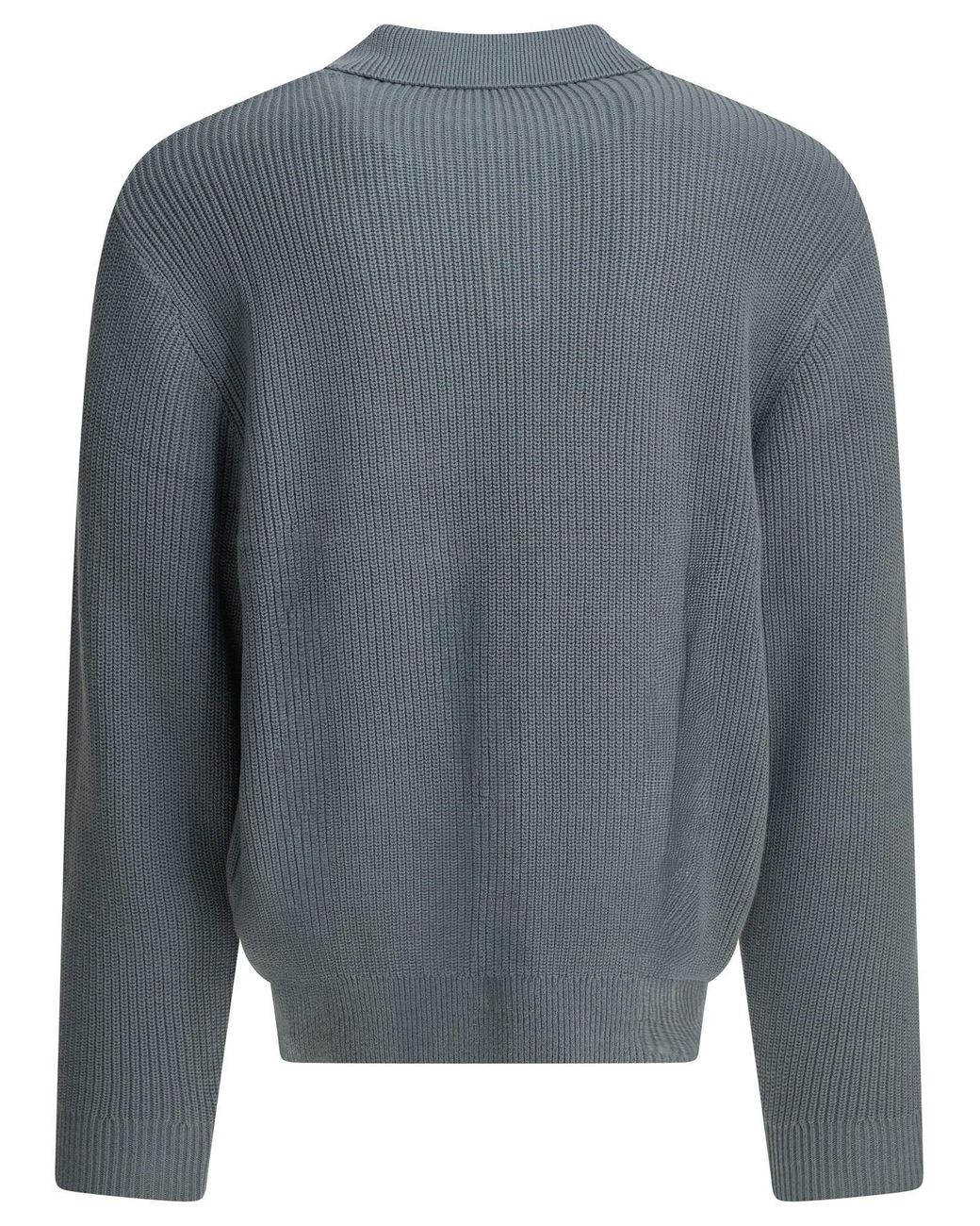 Carhartt Gray "Miles" Polo Sweater