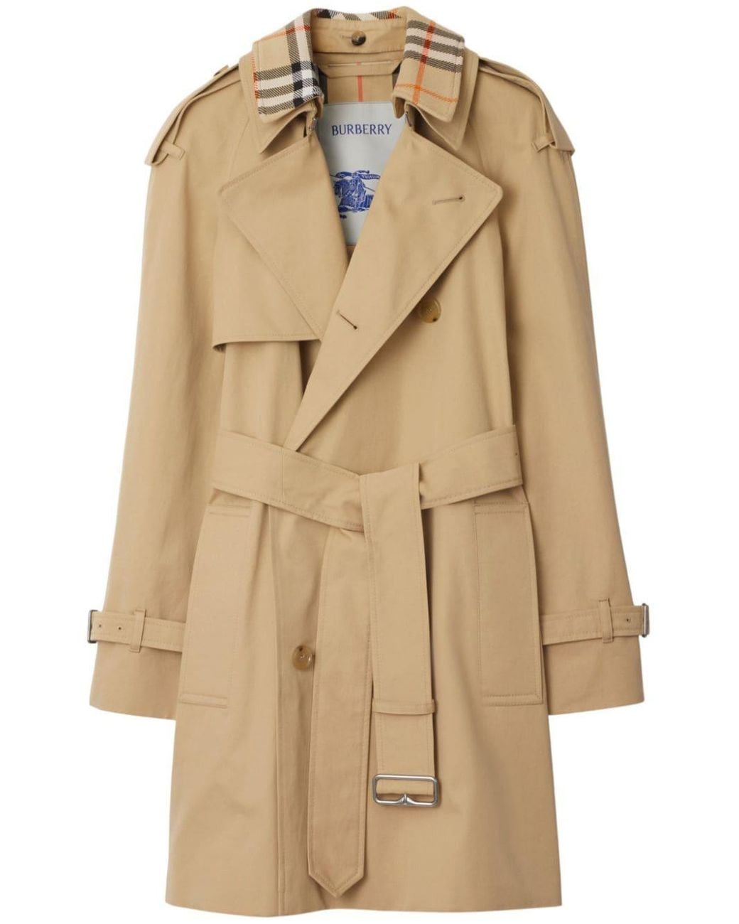 Burberry Natural Cotton Trench Coat