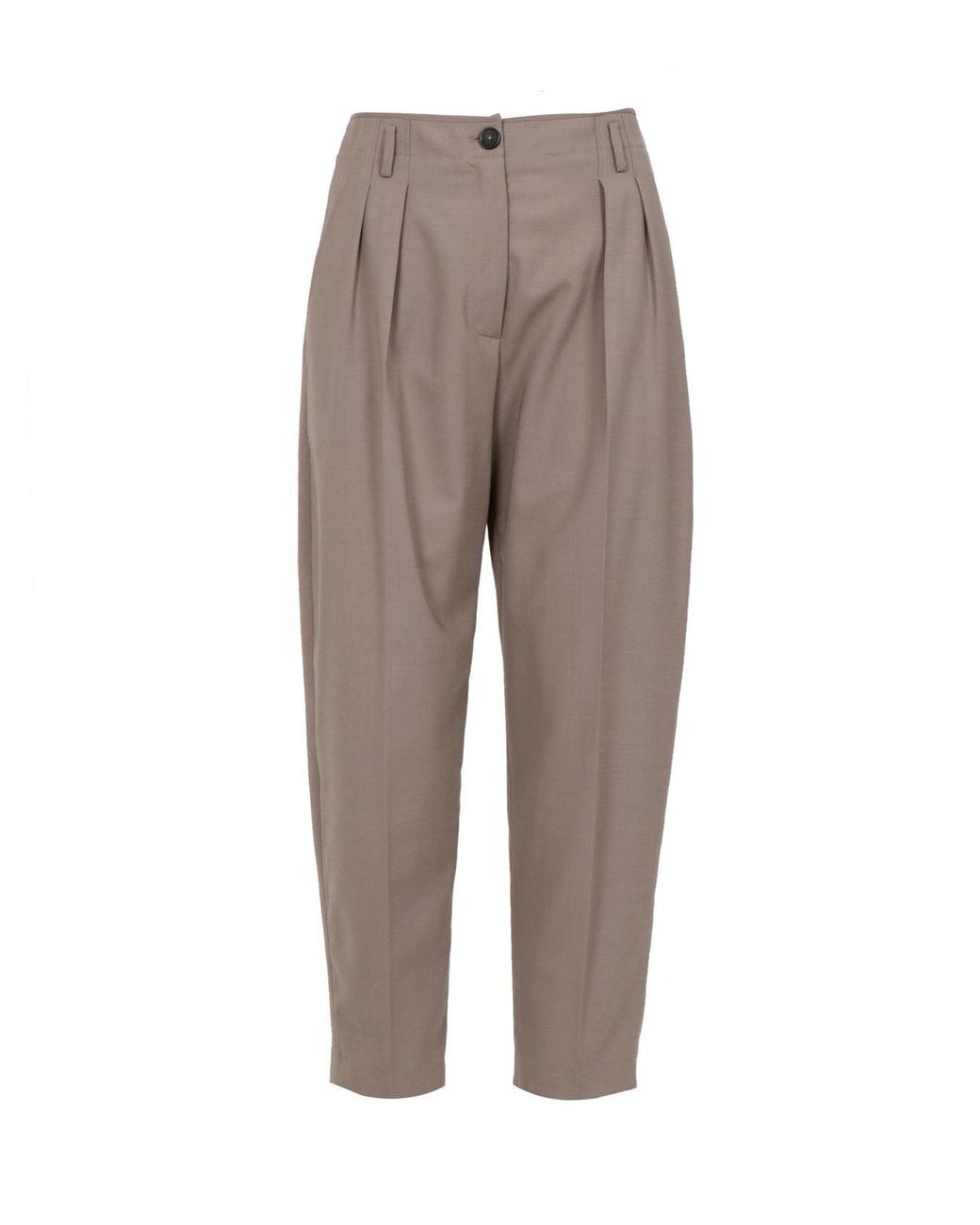 Erika Cavallini Semi Couture Gray Trousers