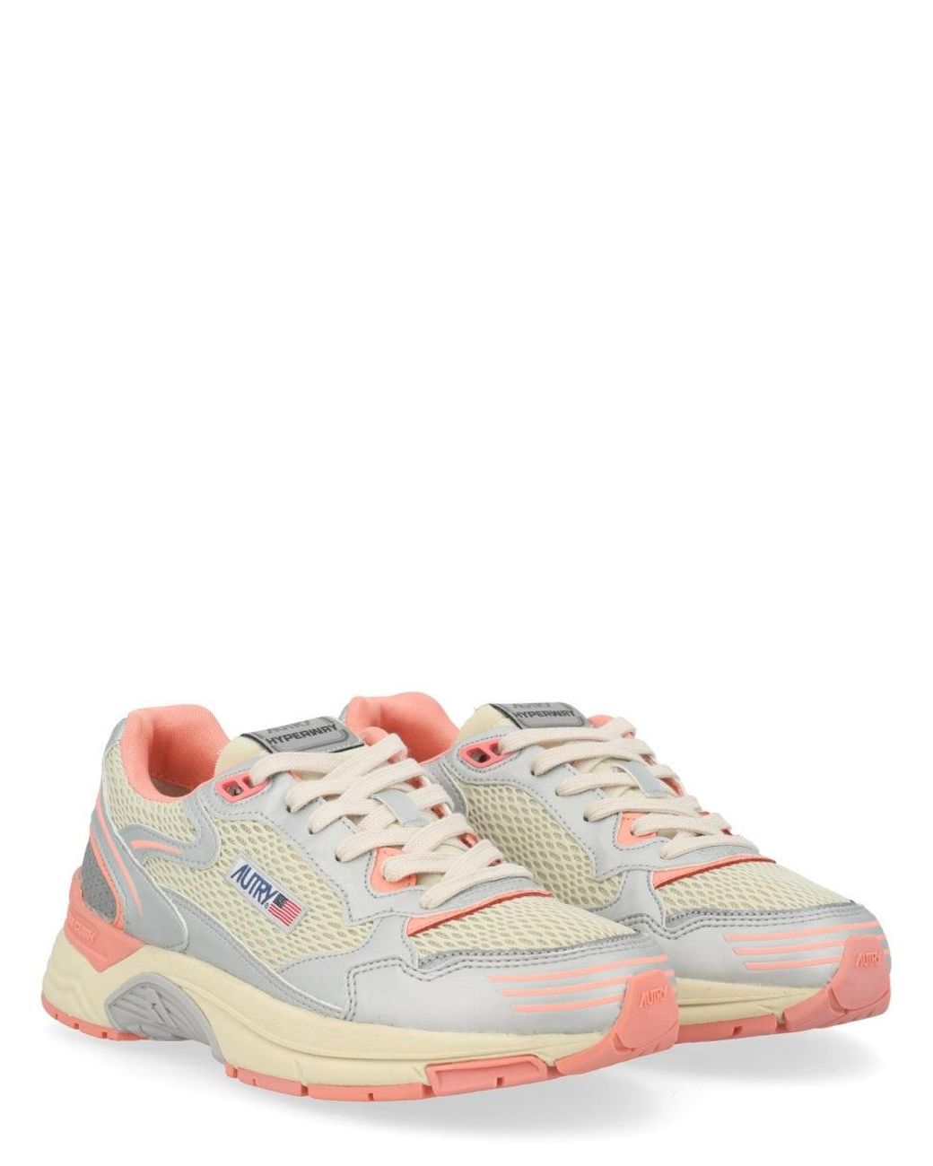 Autry White Hyperway Mesh/Mirror