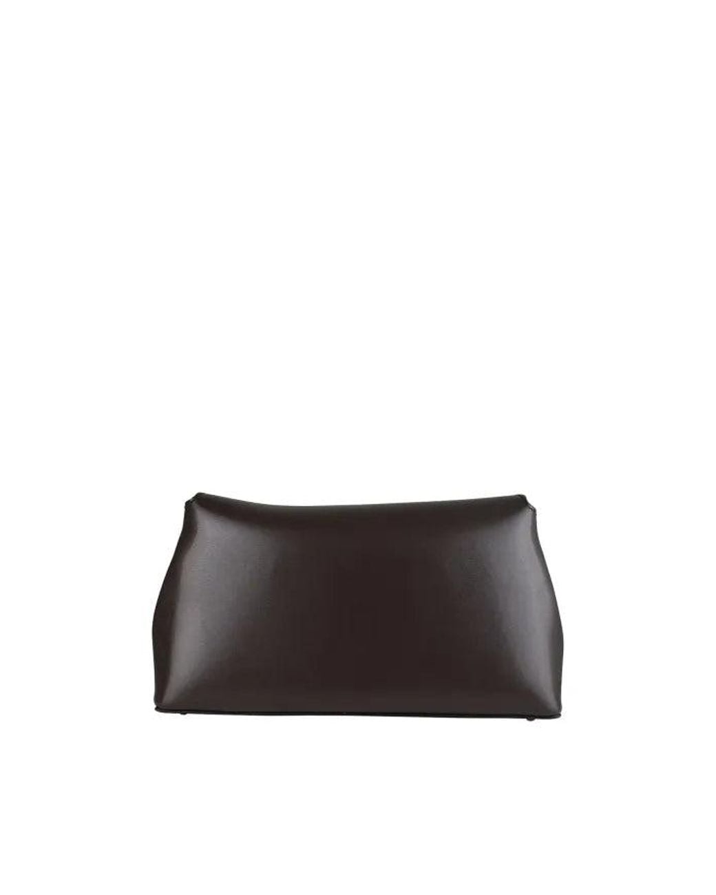 Totême Black T Lock Clutch